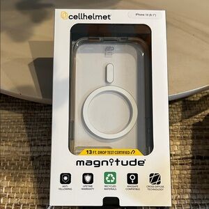 Magnitude Clear White Case for iPhone 14 (6.1")